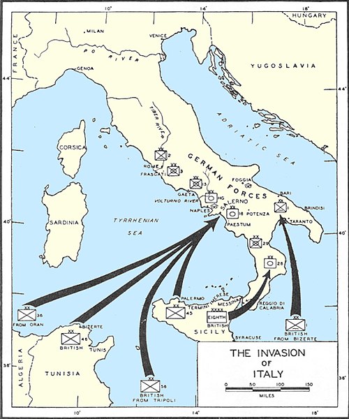 Allied invasion of Mainland Italy, September 1943