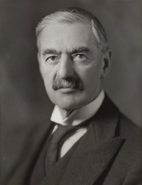 British Wartime Prime Minister Neville Chamberlain, 1939–1940