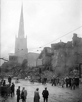 Saturation bombing: Coventry’s Holy Trinity Church, November 1940