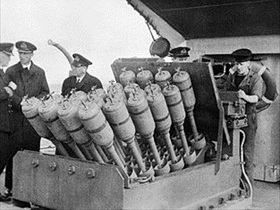 Experimental weapons: Hedgehog anti-submarine mortar