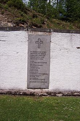 Dietrich Bonhoeffer: Flossenbuerg concentration camp memorial