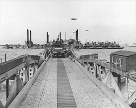 Mulberry Harbor, Omaha Beach, June 1944