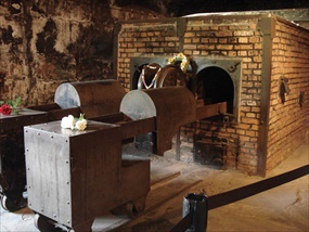 Incinerators in Auschwitz-Birkenau crematorium