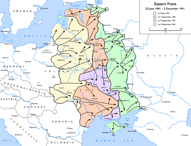 Operation Barbarossa, June–August 1941
