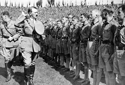 Hitler Youth at Nuremberg Party rally, 1934