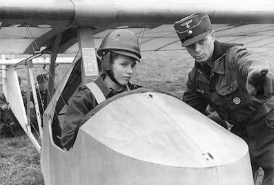 Hitler Youth experiences glider training