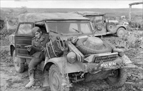 Volkswagen Beetle becomes utility Kuebelwagen, Eastern Front 1943
