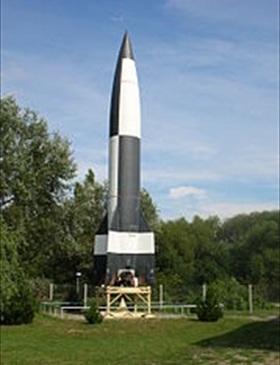 V-2 rocket in the Peenemuende Museum