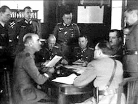 Operation Marita: Greek surrender restaged, April 23, 1941