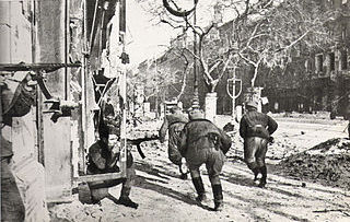 Siege of Budapest: Street fighting in Budapest, Hungary