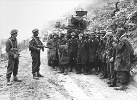 Battle of Monte Cassino: German POWs, Monte Cassino, Italy, 1944
