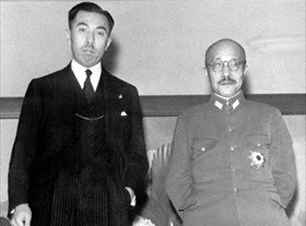 Fumimaro Konoe and Hideki Tōjō
