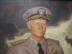 Portrait of Nimitz at National Gallery