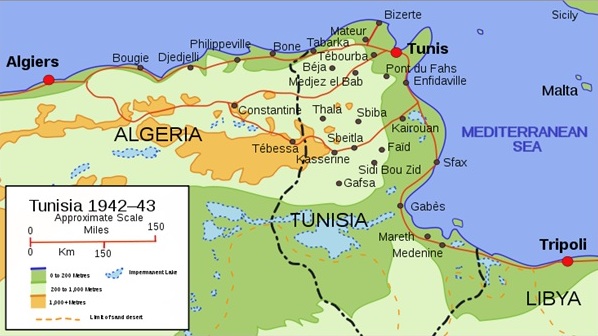  Tunisia, 1942–1943, during North African campaign