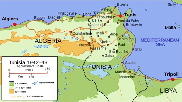 Tunisia, 1942–1943, during North African Campaign Tunisia, 1942–1943, during North African Campaign