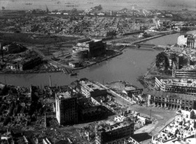 Manila city ruins, 1945