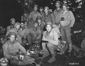 1st Battalion, 141st Infantry, October 31, 1944, following rescue