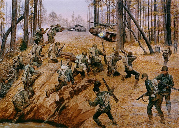442nd rescues 141st Infantry Regiment "Lost Battalion"