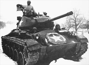 761st Tank Battalion near Bastogne, 1944
