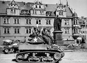 761st Tank Battalion, Coburg, Germany, April 25, 1945