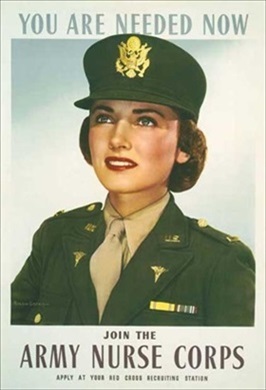 WWII Army Nurse Corps recruiting poster