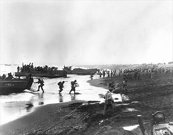 Battle of Attu: Landing at Massacre Bay, May 12, 1943