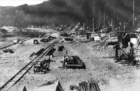 Berga an der Elster labor camp, 1945, 17 tunnels