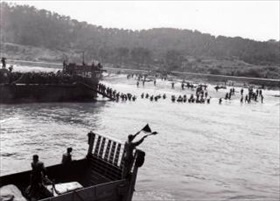 45th Infantry Division lands at Sainte Maxime during Operation Dragoon