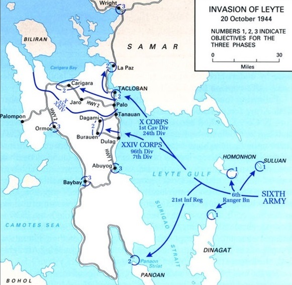 Invasion of Leyte Island, October 1944