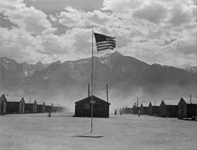 Lange’s photo of Manzanar, July 3, 1942