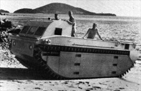 Landing Vehicle Tracked (LVT) testing phase, Pueto Rico, 1940