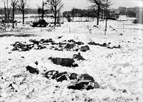 Malmedy Massacre victims at Baugnez execution site
