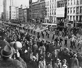 German American Bund parade, New York City, October 30, 1939
