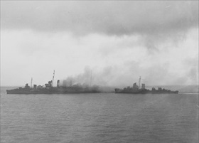 First Battle of Savo Island, HMAS Canberra sinking