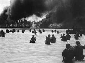 Battle of Makin: 2nd Battalion, Yellow Beach