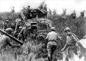 Operation August Storm: Soviet troops invade Manchuria, August 9, 1945 Operation August Storm: Soviet troops invade Manchuria, August 9, 1945