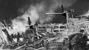Smoke screen covers Scharnhorst, Gneisenau at Brest, France Smoke screen covers Scharnhorst, Gneisenau at Brest, France